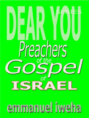 cover image of Preachers of the Gospel of Israel